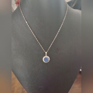 900 & 950 sterling silver necklace with Pendant